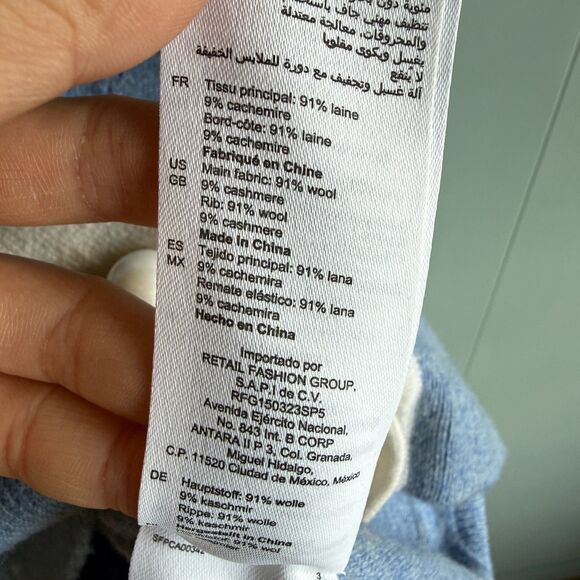 Sandro Lucas Wool/Cashmere Cardigan Sz S/M - Picture 10 of 15